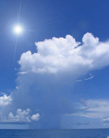 sunny day on goa beach